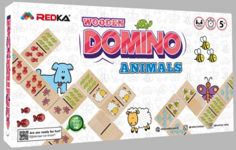 Redka Woden Domıno AnımalsRedka Woden Domıno Anımals - Kirtasiyem.netEğitici Materyaller