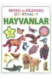 Renkli ve Eğlenceli Çıkartmalar - Hayvanlar (Animals) - Parıltı Yayınları8.Sınıf