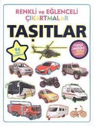Renkli ve Eğlenceli Çıkartmalar - Taşıtlar (Vehicles) - Parıltı Yayınları8.Sınıf