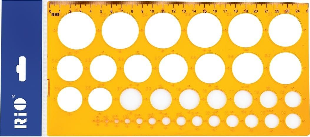 Rio Daire Şablonu 1-36 MmRio Daire Şablonu 1-36 Mm - Kirtasiyem.netŞablonlar