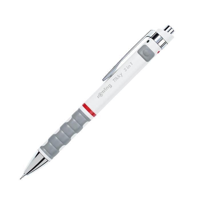 Rotring Multifonksiyon Tikky 3 İn 1 Beyaz - 0.5 Versatil Kalem+Siyah+KırmızıRotring Multifonksiyon Tikky 3 İn 1 Beyaz - 0.5 Versatil Kalem+Siyah+Kırmızı - Kirtasiyem.netVersatil ( Uçlu ) Kalemler
