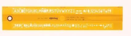 Rotring Yazı Şablonu Profil 4.0 MmRotring Yazı Şablonu Profil 4.0 Mm - Kirtasiyem.netŞablonlar