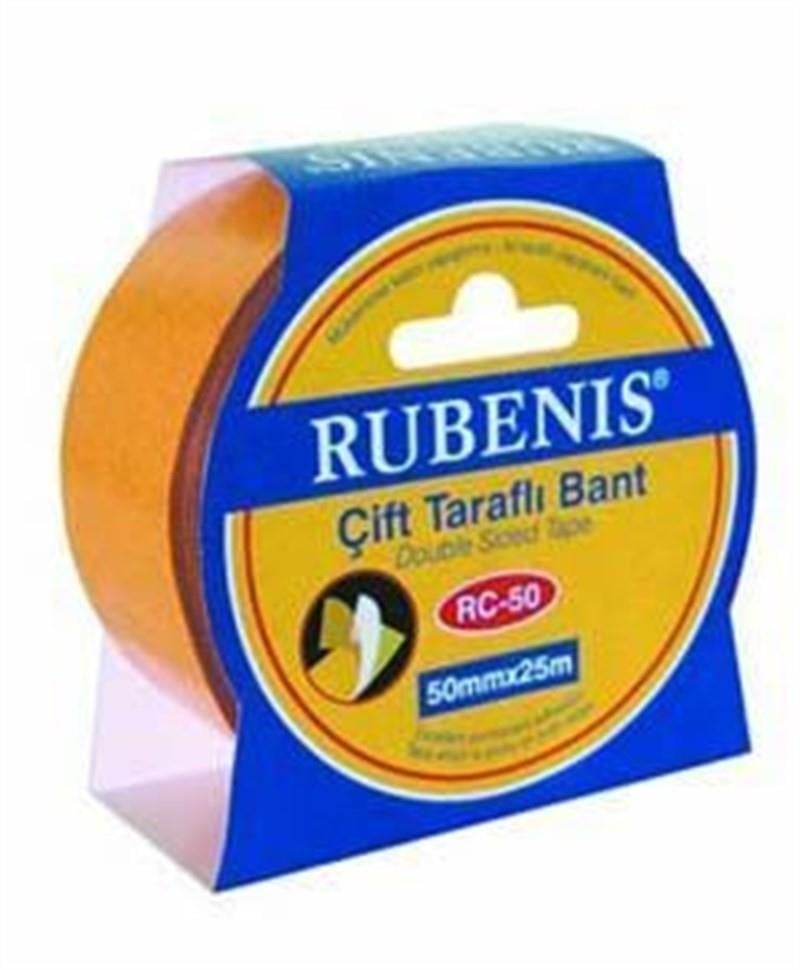 Rubenis Bant Çift Taraflı 50X25Rubenis Bant Çift Taraflı 50X25 - Kirtasiyem.netÇift Taraflı Bantlar