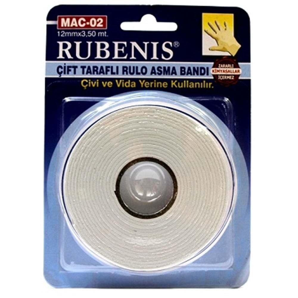 Rubenis Bant Montaj 12X3 5 MtRubenis Bant Montaj 12X3 5 Mt - Kirtasiyem.netMontaj Bantları