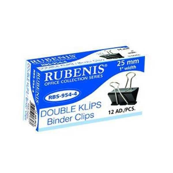 Rubenis Double Klips 25 MmRubenis Double Klips 25 Mm - Kirtasiyem.netAtaşlar Ve Kıskaçlar