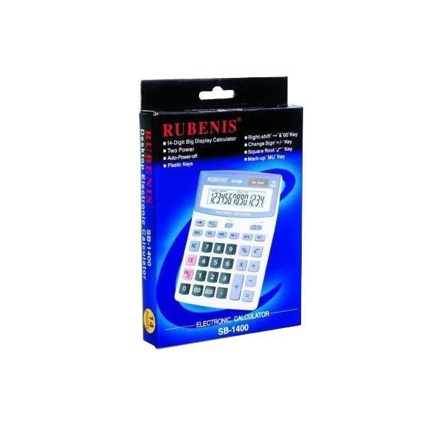 Rubenis Hesap Makinesi 14 Haneli Masa Tipi Hafızalı Sb 1400Rubenis Hesap Makinesi 14 Haneli Masa Tipi Hafızalı Sb 1400 - Kirtasiyem NetHesap Makineleri