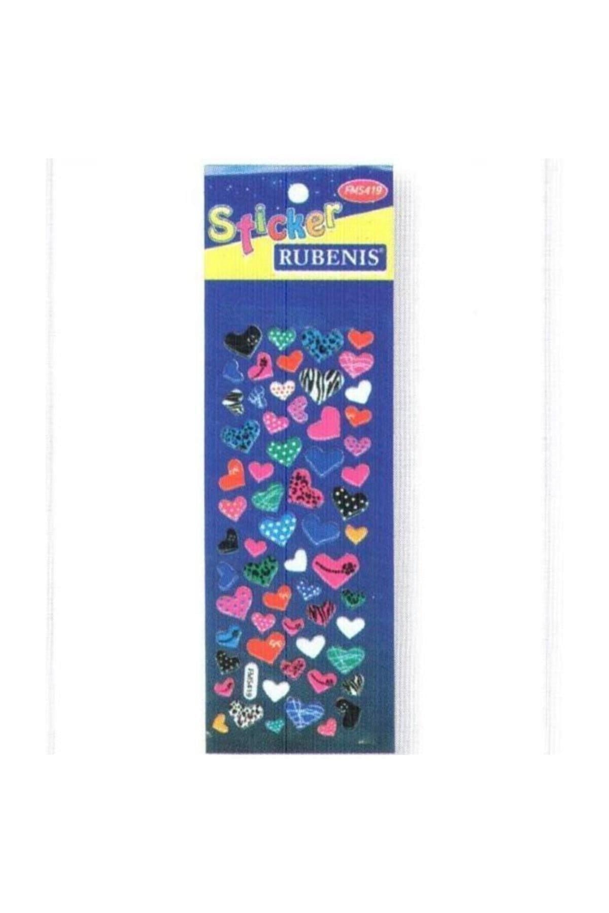 Rubenis Sticker Fosforlu Renk Kalp Yıldız Figür Orta Boy Fms251Rubenis Sticker Fosforlu Renk Kalp Yıldız Figür Orta Boy Fms251 - Kirtasiyem NetStickerlar