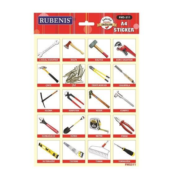 Rubenis Sticker Nalburiye Resimli Fms-311Rubenis Sticker Nalburiye Resimli Fms-311 - Kirtasiyem NetStickerlar
