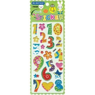 Rubenis Sticker Simli 2 Farklı Boy Rakam Figürlü Fms-439Rubenis Sticker Simli 2 Farklı Boy Rakam Figürlü Fms-439 - Kirtasiyem.netStickerlar