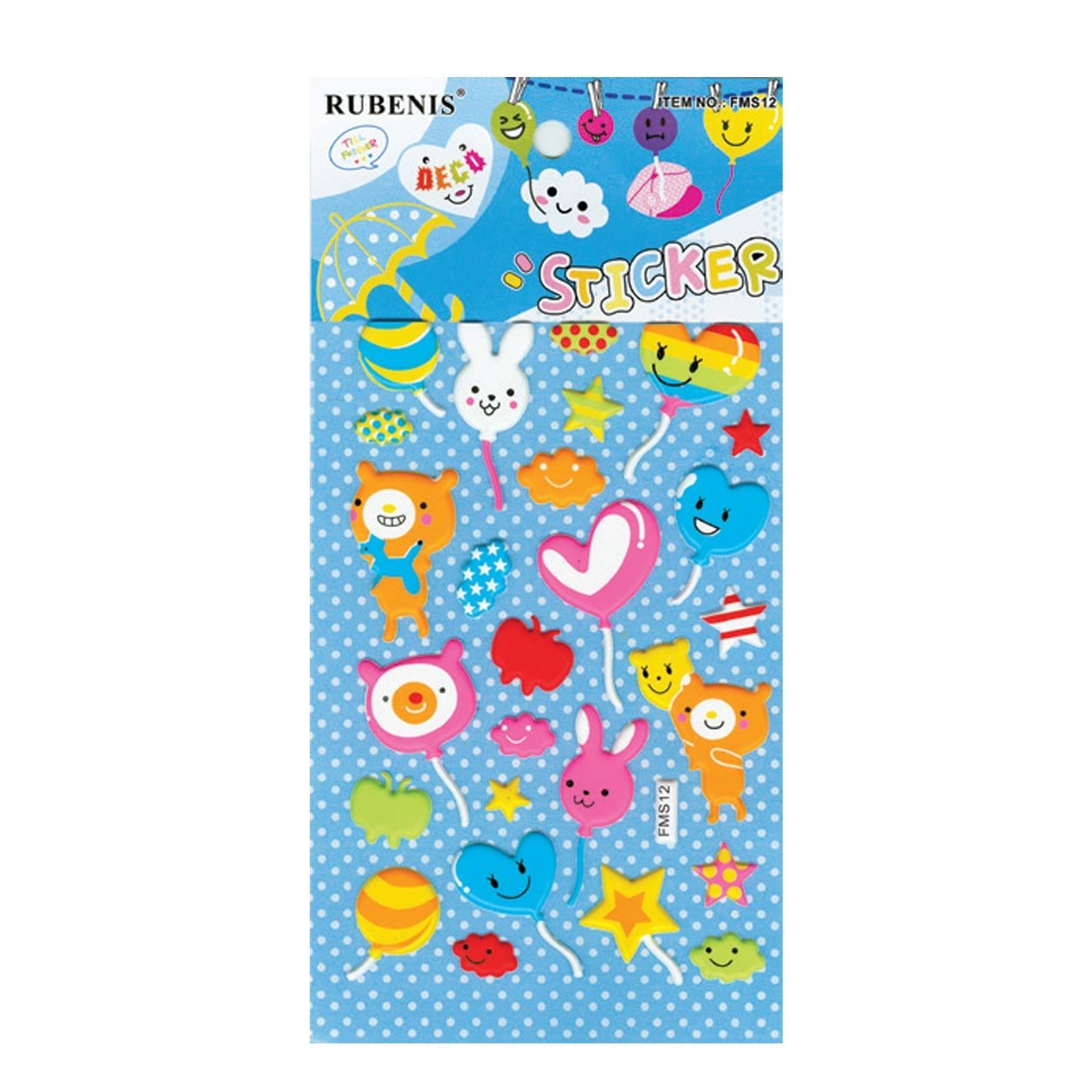 Rubenis Sticker Simli Büyük Boy Gülenyüz Figürlü Fms121Rubenis Sticker Simli Büyük Boy Gülenyüz Figürlü Fms121 - Kirtasiyem NetStickerlar