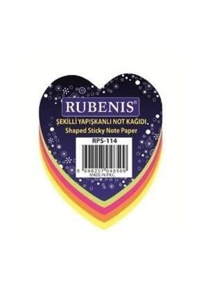 Rubenis Yapışkanlı Not Kağıdı Kalp Desenli Karışık 4 Fosforlu Renk RPS-114Rubenis Yapışkanlı Not Kağıdı Kalp Desenli Karışık 4 Fosforlu Renk RPS-114 - Kirtasiyem.netYapışkanlı Not Kağıtları