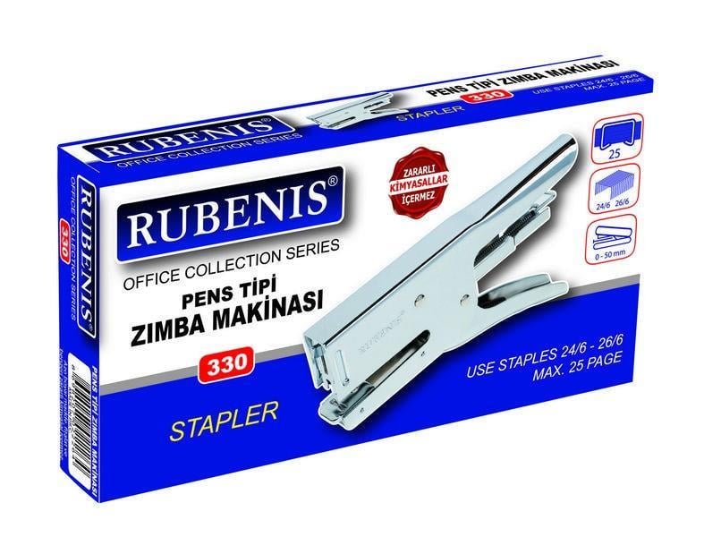 Rubenis Zımba 24/6 26/6 Pens Tipi 25 Sayfa No:330Rubenis Zımba 24/6 26/6 Pens Tipi 25 Sayfa No:330 - Kirtasiyem.netZımba Makineleri