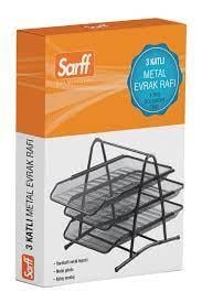 Sarff Perfore 3 Katlı Evrak Rafı(Siyah)Sarff Perfore 3 Katlı Evrak Rafı(Siyah) - Kirtasiyem.netDiğer Ciltleme Malzemeleri
