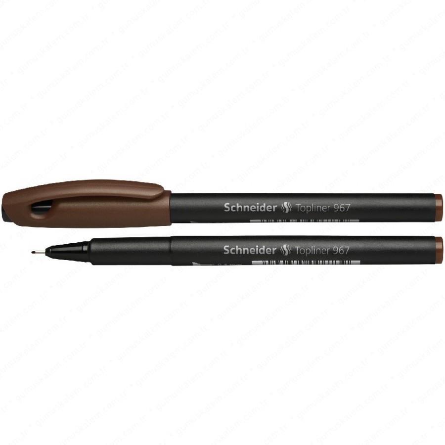 Schneider Topliner 967 Fiber Uçlu Kalem 0.4 Mm Kahverengi 196707Schneider Topliner 967 Fiber Uçlu Kalem 0.4 Mm Kahverengi 196707 - Kırtasiyem.netKeçeli Kalemler
