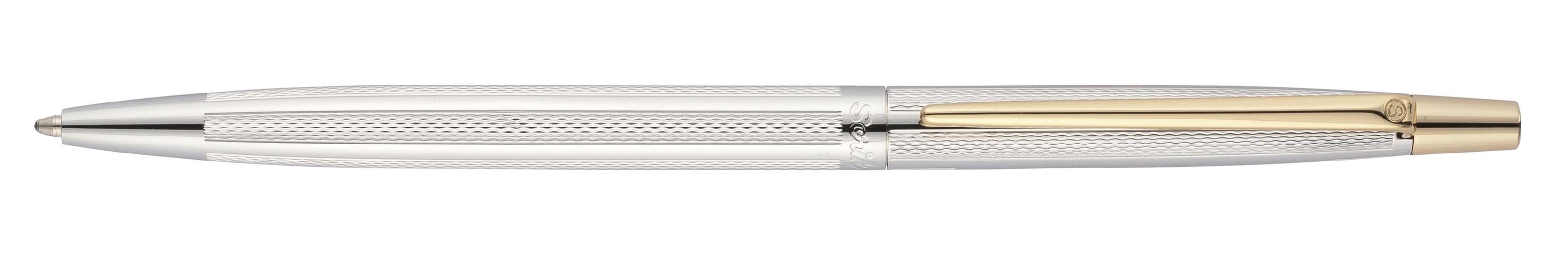 Scrikss 711W Tükenmez Kalem Balıksırtı Desenli Gold KromScrikss 711W Tükenmez Kalem Balıksırtı Desenli Gold Krom - Kirtasiyem.netTükenmez Kalemler