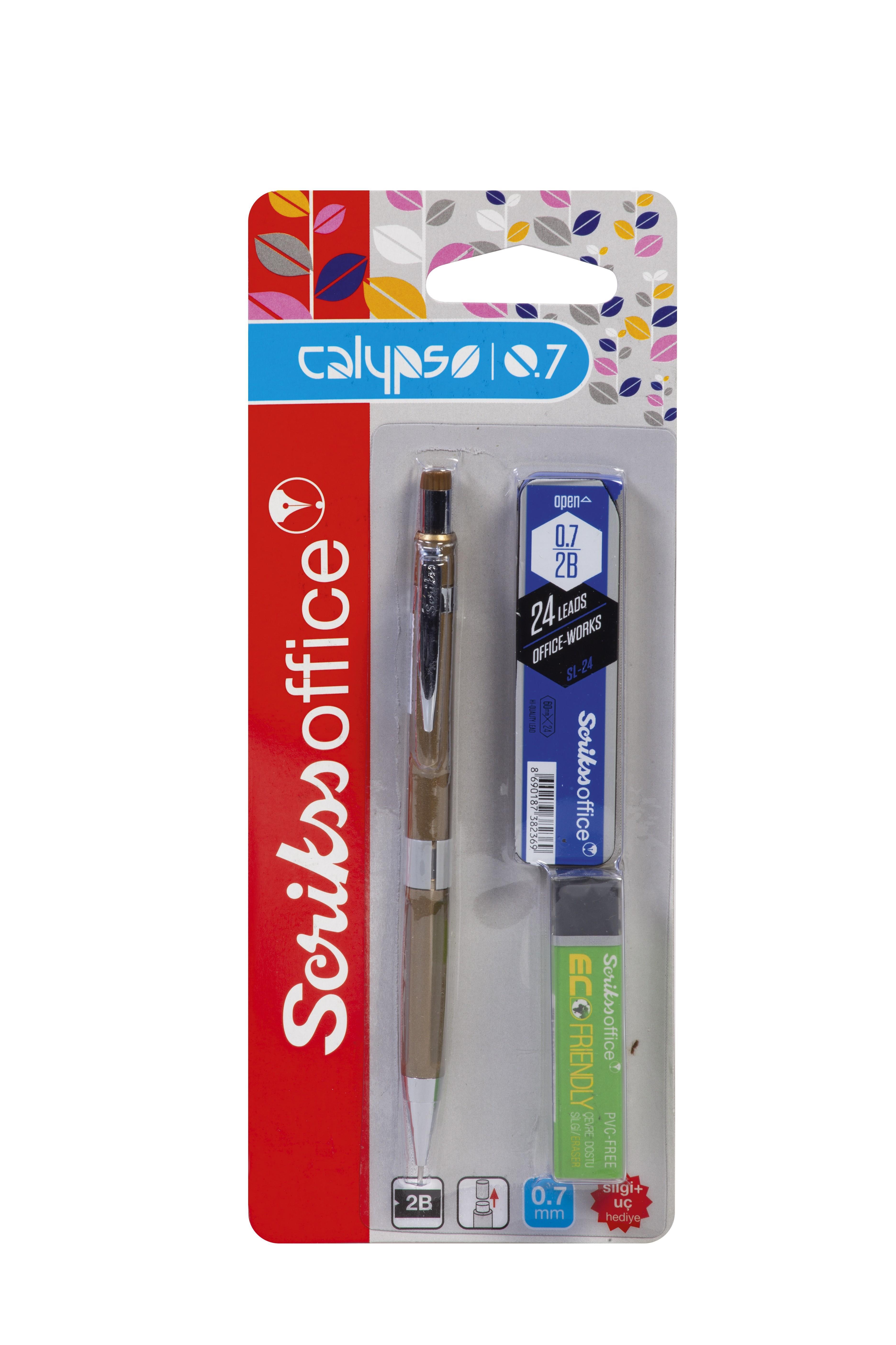 Scrikss Calypso Color Versatil Kalem Sarı 0,7 Mm + Min 0,7 Mm Tekli BlisterScrikss Calypso Color Versatil Kalem Sarı 0,7 Mm + Min 0,7 Mm Tekli Blister - Kirtasiyem.netVersatil ( Uçlu ) Kalemler