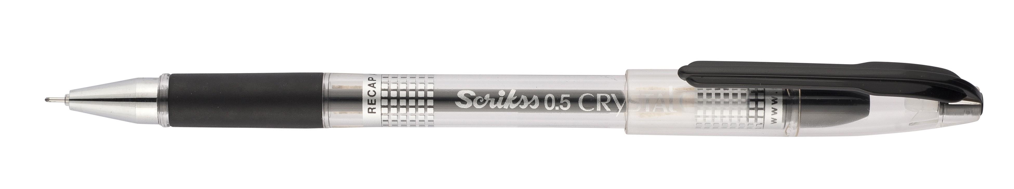 Scrikss Crystal İğne Uçlu Tükenmez Kalem SiyahScrikss Crystal İğne Uçlu Tükenmez Kalem Siyah - Kirtasiyem.netTükenmez Kalemler