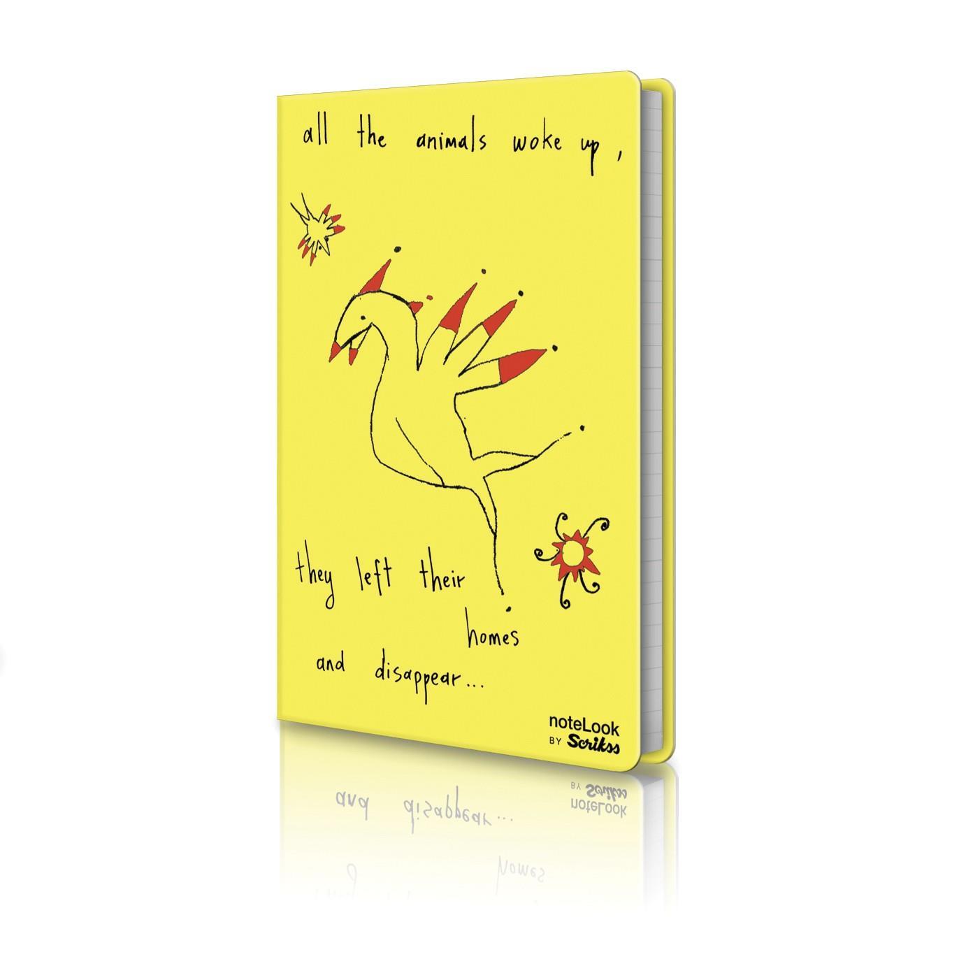 Scrikss Defter A5 Animals Sarı ÇizgiliScrikss Defter A5 Animals Sarı Çizgili - Kirtasiyem.netDefter Ve Bloknotlar