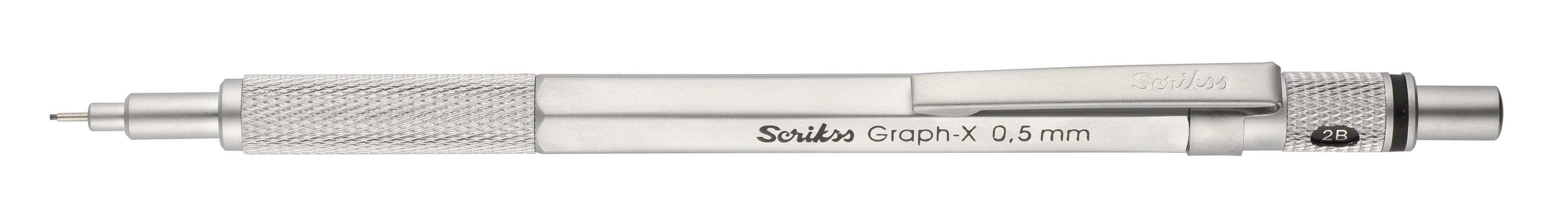 Scrikss Graph-X Versatil Kalem 0,5 Mm Saten Gri, Şeffaf AmbalajScrikss Graph-X Versatil Kalem 0,5 Mm Saten Gri, Şeffaf Ambalaj - Kirtasiyem.netVersatil ( Uçlu ) Kalemler