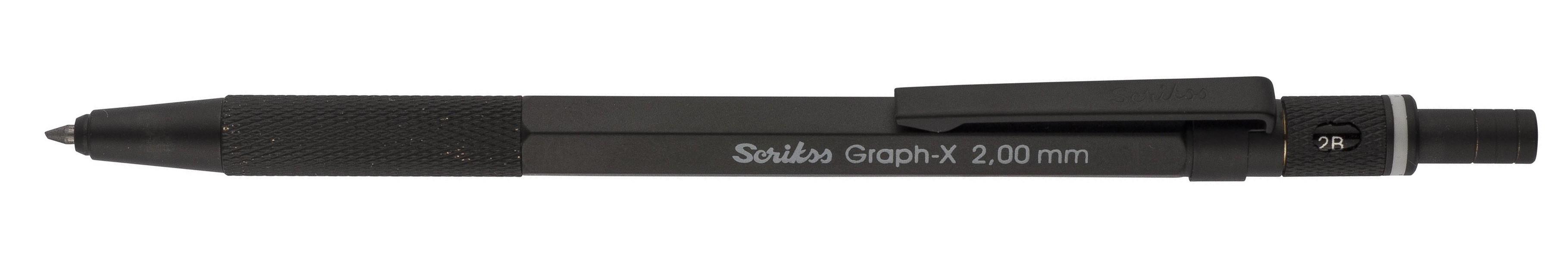 Scrikss Graph-X Versatil Kalem 2 Mm Mat Siyah, Şeffaf AmbalajScrikss Graph-X Versatil Kalem 2 Mm Mat Siyah, Şeffaf Ambalaj - Kirtasiyem.netVersatil ( Uçlu ) Kalemler