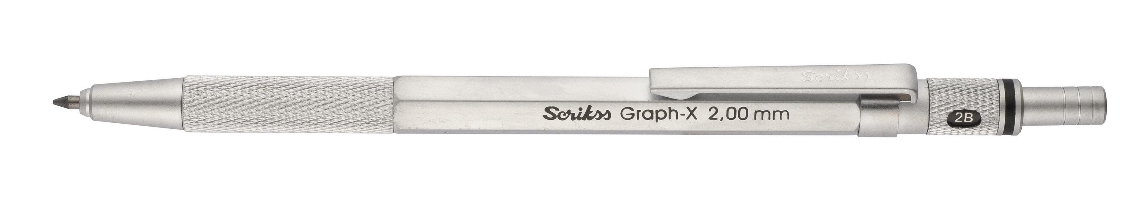 Scrikss Graph-X Versatil Kalem 2 Mm Saten Gri, Şeffaf AmbalajScrikss Graph-X Versatil Kalem 2 Mm Saten Gri, Şeffaf Ambalaj - Kirtasiyem.netVersatil ( Uçlu ) Kalemler
