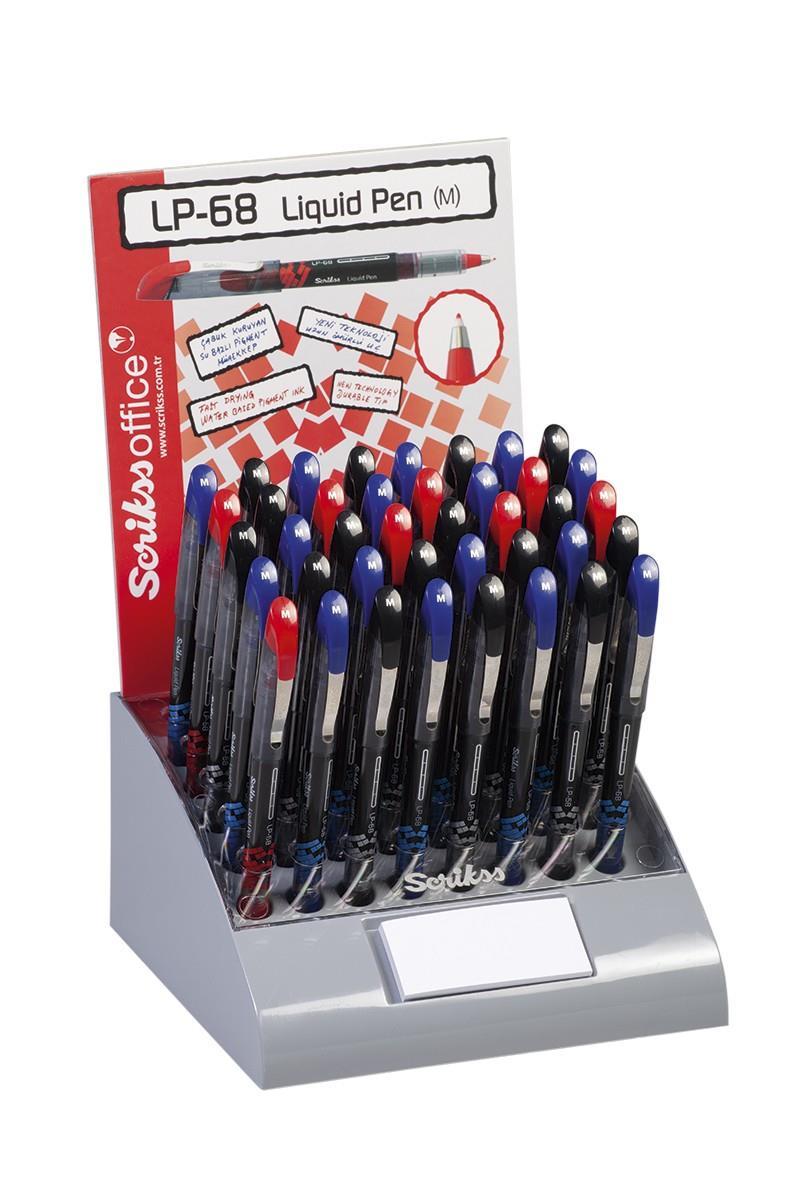 Scrikss Likid Kalem Lp-68 (M) 40 Lı Stand Scrikss Likid Kalem Lp-68 (M) 40 Lı Stand  - Kirtasiyem.netRoller(Pilot)Kalem