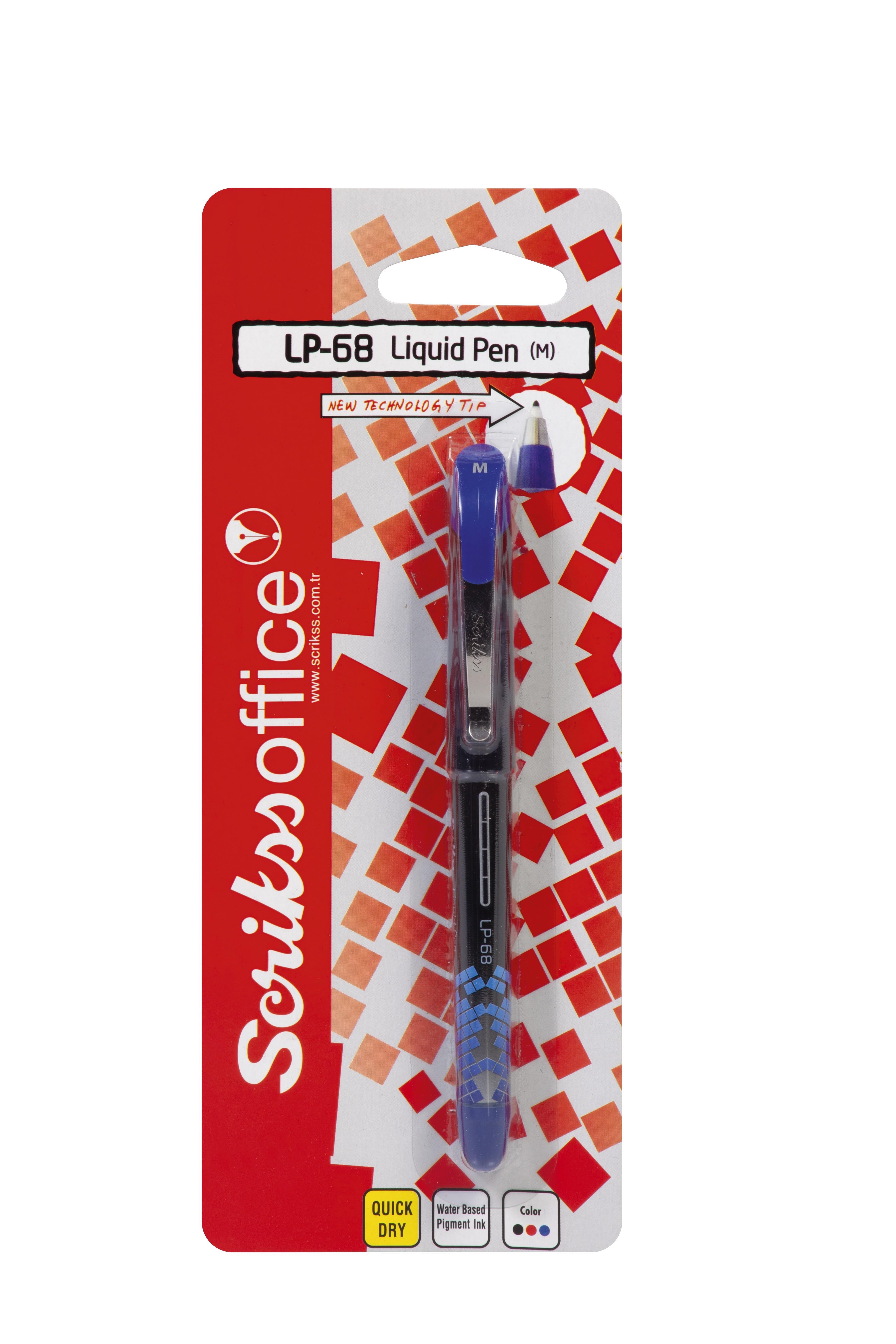 Scrikss Lp-68 Likid Kalem Mavi Tekli BlisterScrikss Lp-68 Likid Kalem Mavi Tekli Blister - Kirtasiyem.netRoller(Pilot)Kalem