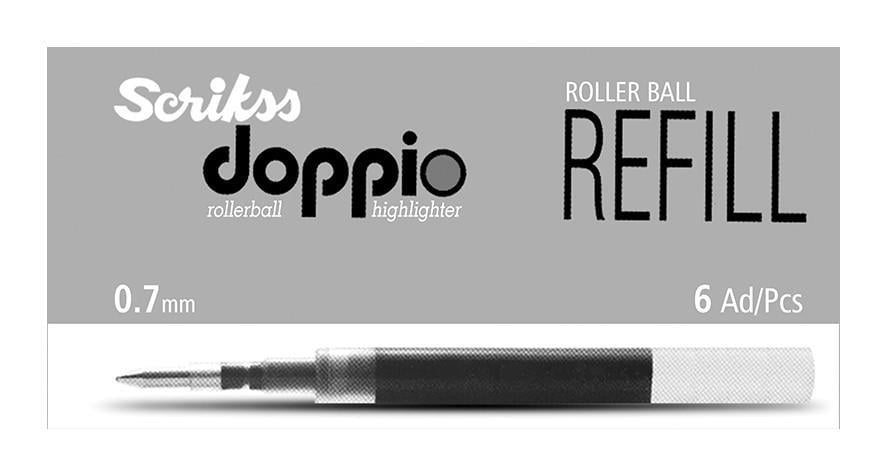 Scrikss Roller Refili Doppio 6 Lı PaketScrikss Roller Refili Doppio 6 Lı Paket - Kirtasiyem.netRoller(Pilot) Kalem Yedekleri