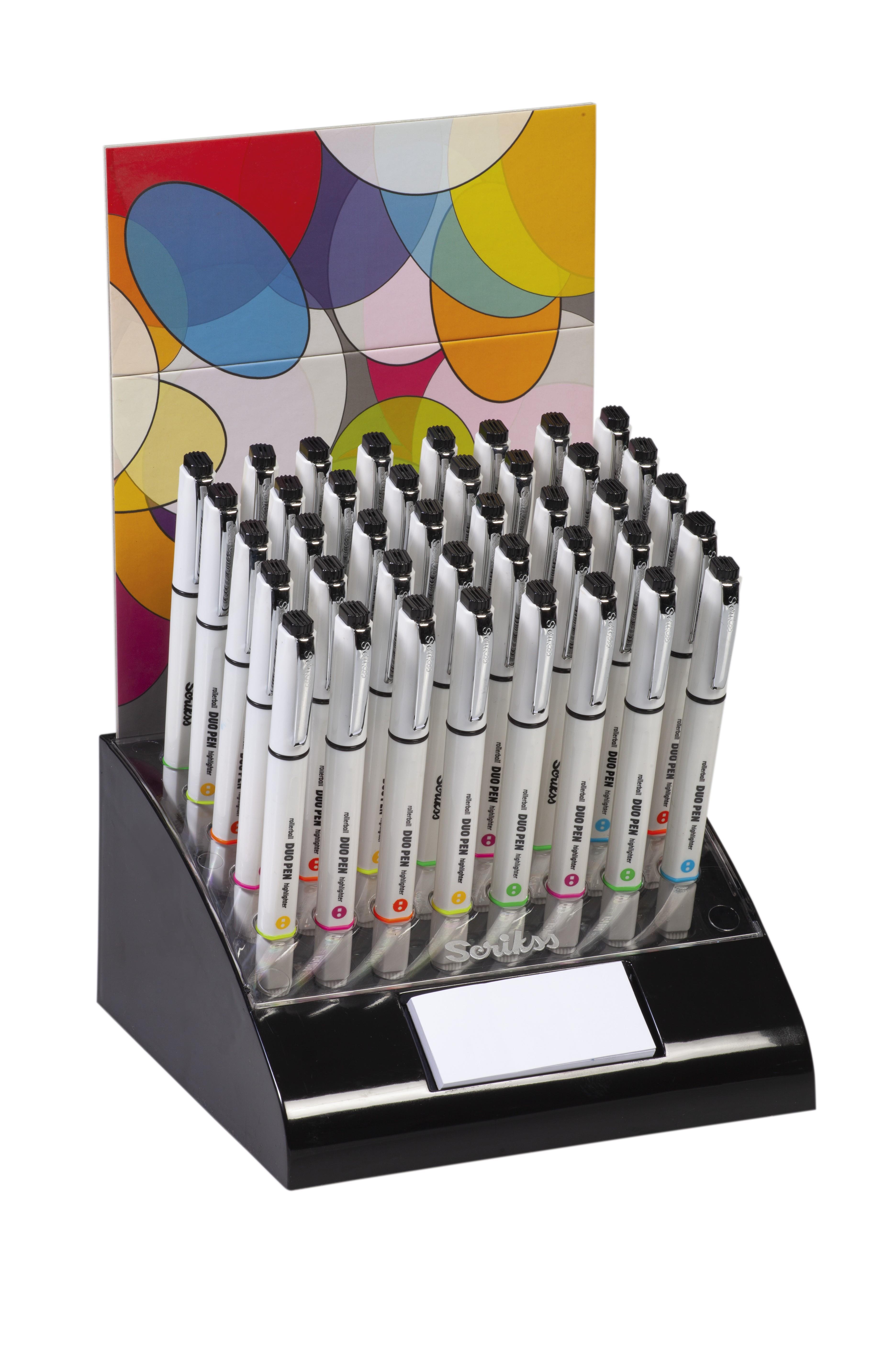 Scrikss Roller&Fosforlu Kalem Duopen (2 in 1) Beyaz Gövde 40 Lı StandScrikss Roller&Fosforlu Kalem Duopen (2 in 1) Beyaz Gövde 40 Lı Stand - Kirtasiyem.netRoller(Pilot)Kalem