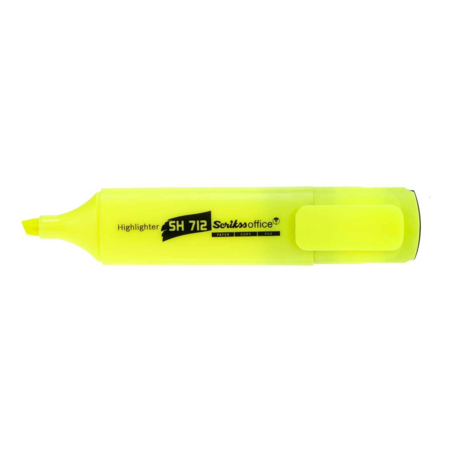 Scrikss SH712 Fosforlu Pastel Sarı Scrikss SH712 Fosforlu Pastel Sarı  - Kirtasiyem.netFosforlu Kalemler