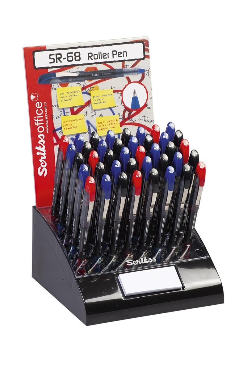 Scrikss Sr-68 Roller Kalem (M) 40 Lı StandScrikss Sr-68 Roller Kalem (M) 40 Lı Stand - Kirtasiyem.netRoller(Pilot)Kalem