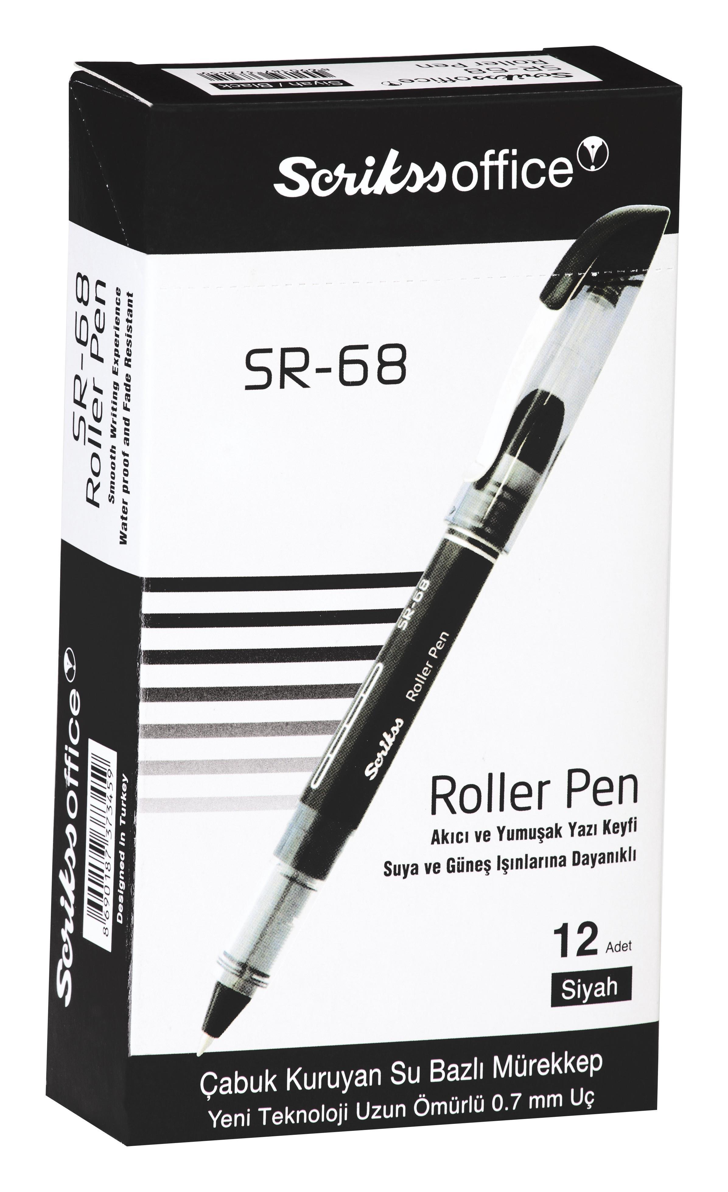 Scrikss Sr-68 Roller Kalem Siyah 0,7 MmScrikss Sr-68 Roller Kalem Siyah 0,7 Mm - Kirtasiyem.netRoller(Pilot)Kalem