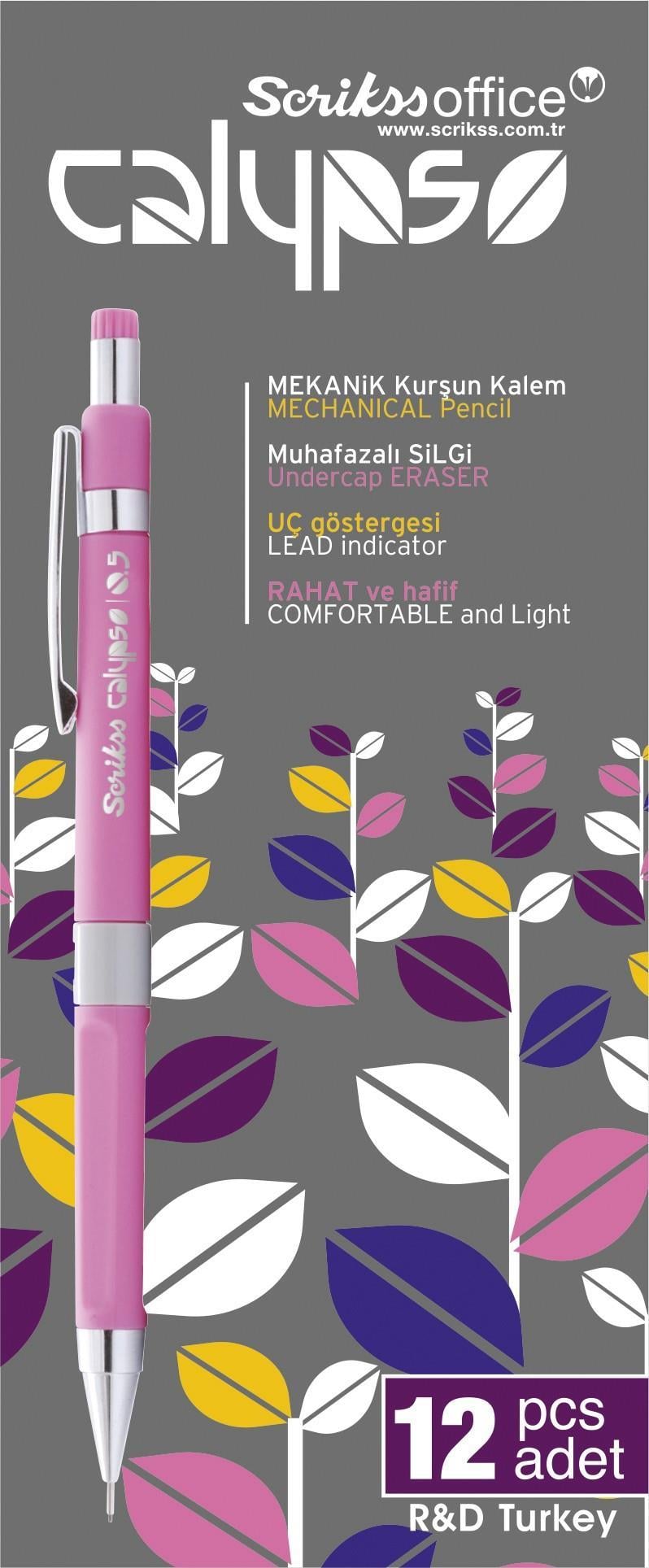 Scrikss Versatil Kalem Calypso  0.5mm Sarı 12 lik AmbScrikss Versatil Kalem Calypso  0.5mm Sarı 12 lik Amb - Kirtasiyem.netVersatil ( Uçlu ) Kalemler