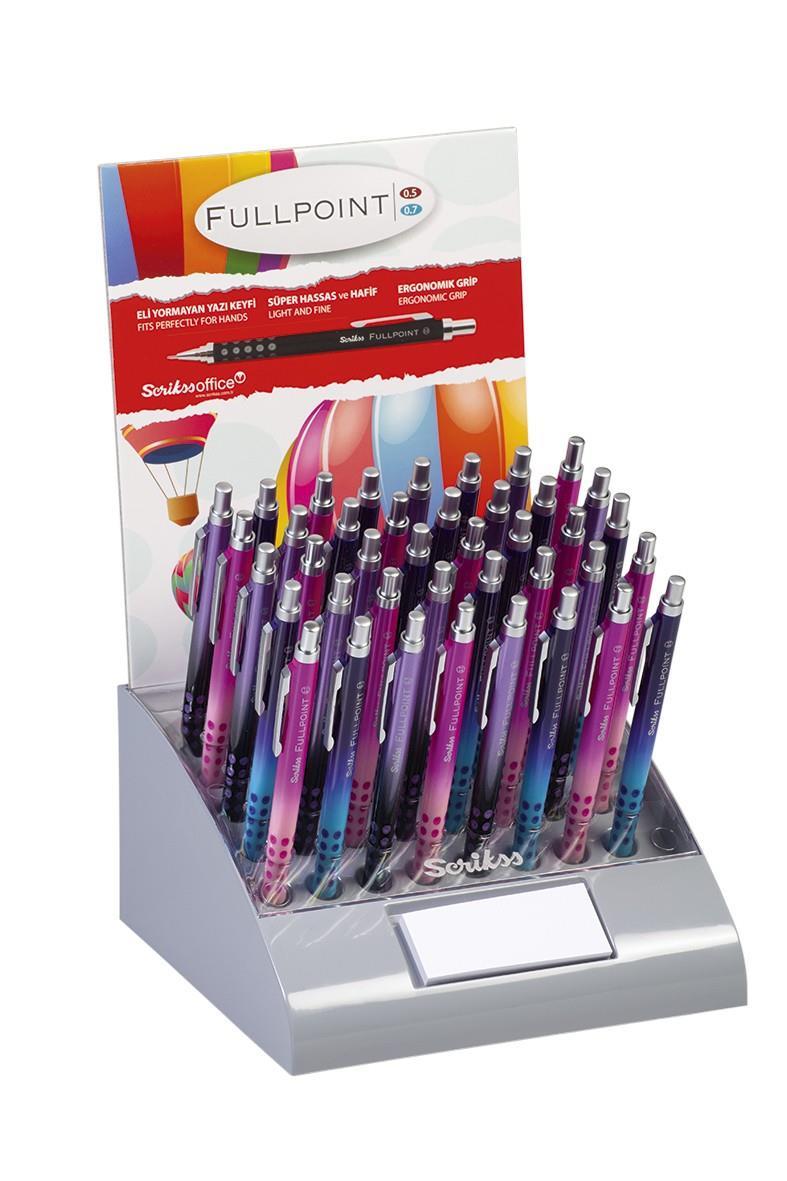 Scrikss Versatil Kalem Fullpoint Pop 0.5-0.7Mm _40Scrikss Fullpoint Pop Mekanik K.Kalem 0.5-0.7Mm *40 - Kirtasiyem.netVersatil ( Uçlu ) Kalemler