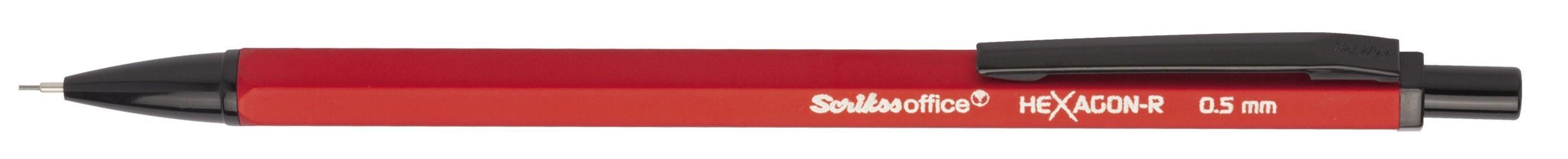 Scrikss Versatil Kalem Hexagon-R 0.5 Mm Kırmızı   Scrikss Versatil Kalem Hexagon-R 0.5 Mm Kırmızı    - Kirtasiyem.netVersatil ( Uçlu ) Kalemler