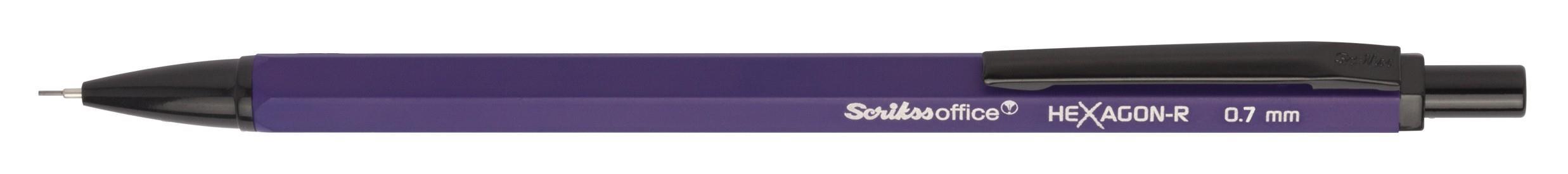 Scrikss Versatil Kalem Hexagon-R Neon 0.7 Mm   Mor   Scrikss Versatil Kalem Hexagon-R Neon 0.7 Mm   Mor    - Kirtasiyem.netVersatil ( Uçlu ) Kalemler