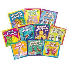 Sevimli Hayvanlar Set (10 Kitap)Eğitici Kitaplar