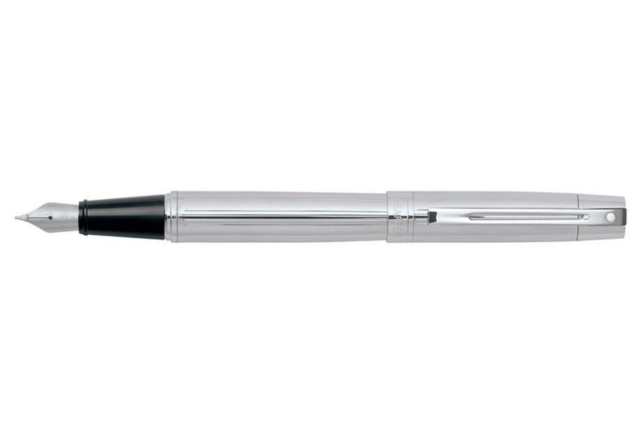 Sheaffer Dolma Kalem 300 Serisi Çizgili Parlak Krom Gövde,Kapak Ve Klips 9326-0Sheaffer Dolma Kalem 300 Serisi Çizgili Parlak Krom Gövde,Kapak Ve Klips 9326-0 - Kirtasiyem.netDolma Kalemler