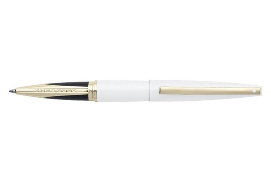 Sheaffer Roller Taranis Beyaz Gövde Altın Rengi Klips 9442-1Sheaffer Roller Taranis Beyaz Gövde Altın Rengi Klips 9442-1 - Kirtasiyem.netRoller(Pilot)Kalem