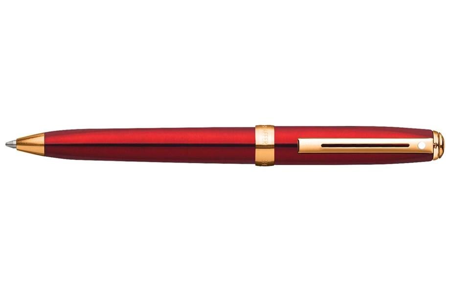 Sheaffer Tükenmez Kalem Prelude Mini Yarı Saydam Kırmızı Renk Gövde Ve Kapak,Altın Renkli Klips 9804-2Sheaffer Tükenmez Kalem Prelude Mini Yarı Saydam Kırmızı Renk Gövde Ve Kapak,Altın Renkli Klips 9804-2 - Kirtasiyem.netTükenmez Kalemler
