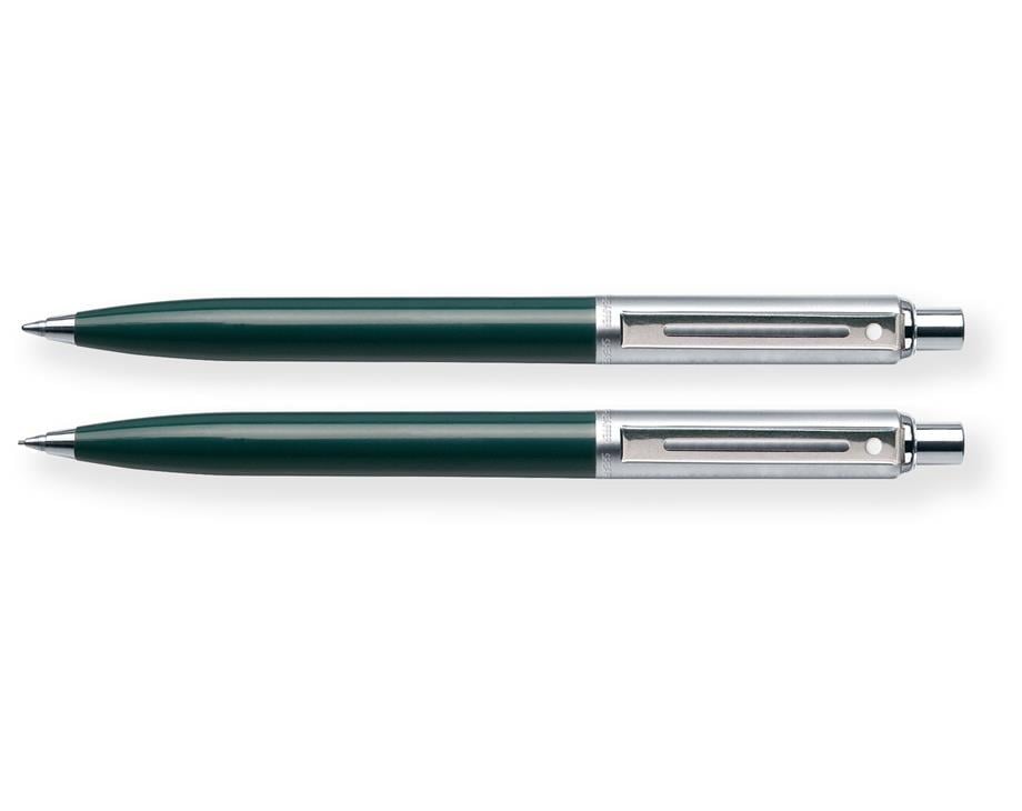 Sheaffer Tükenmez&Versatil Kalem Sentinel Yarım Krom Yeşil Gövde 321-9Sheaffer Tükenmez&Versatil Kalem Sentinel Yarım Krom Yeşil Gövde 321-9 - Kirtasiyem.netKalem Setleri