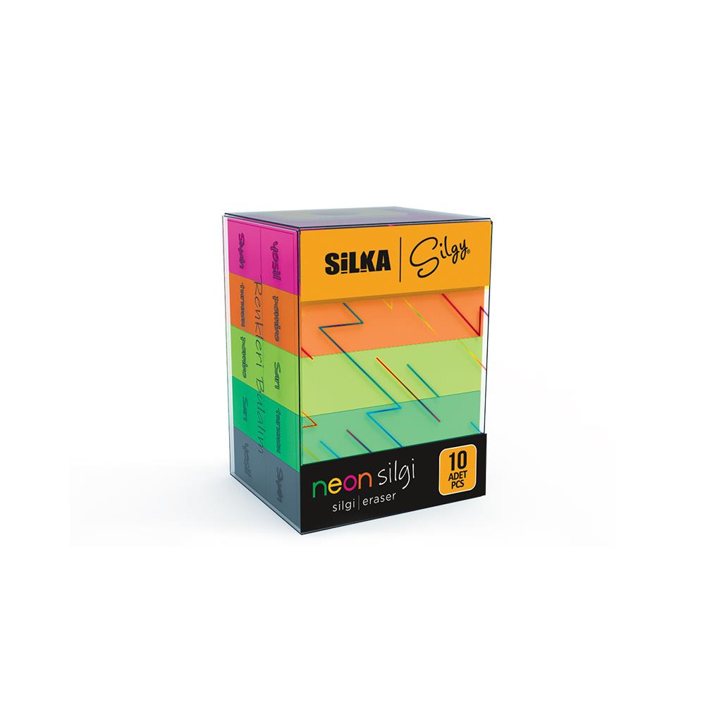 Silka - Silgy Corner Neon Silgi 5 Renk _30 Art.14Silka - Silgy Corner Neon Silgi 5 Renk _30 Art.14 - Kirtasiyem.netSilgiler