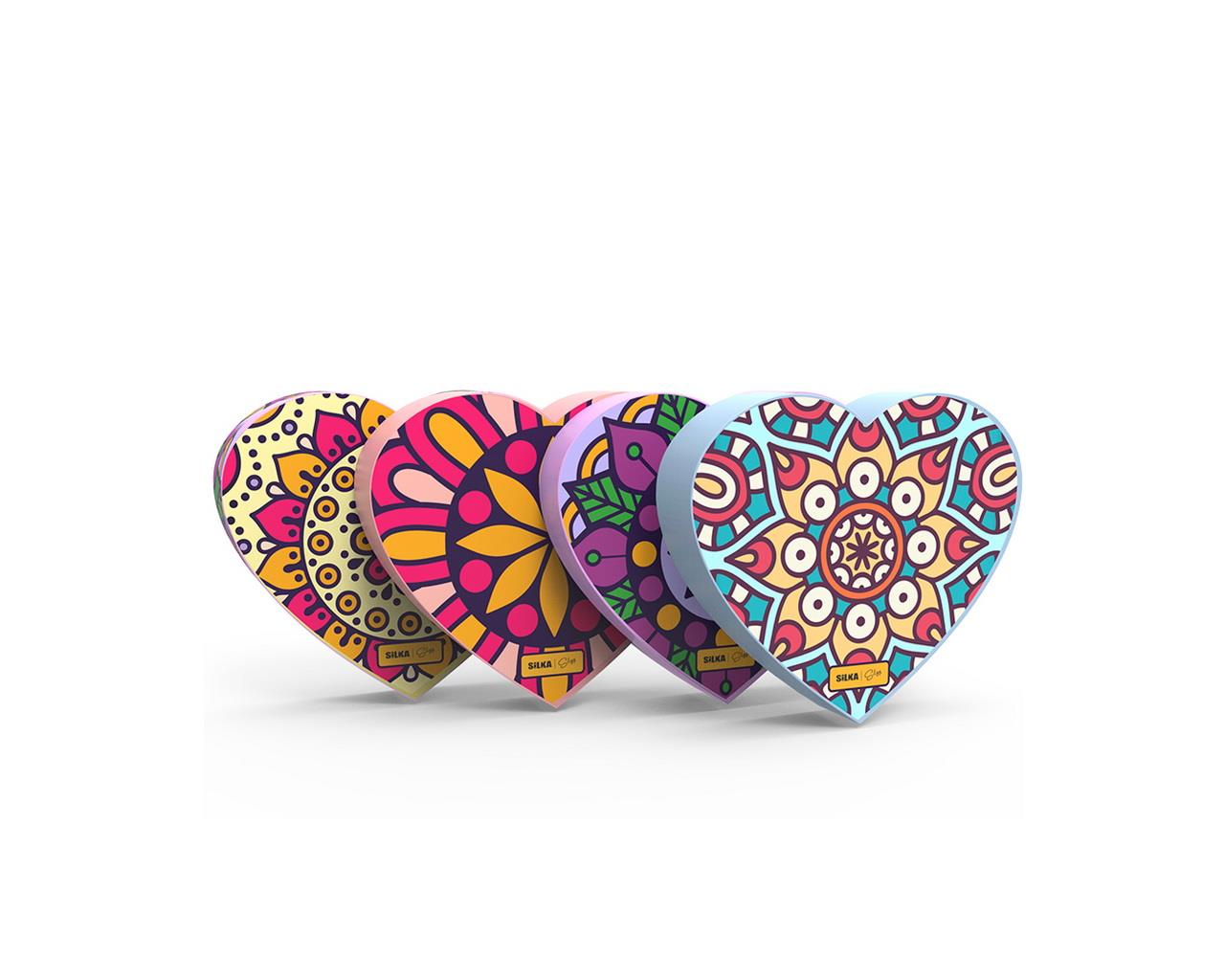 Silka - Silgy Mandala Serisi Eraser_36  Art.50Silka - Silgy Mandala Serisi Eraser *36 Art.50 - Kirtasiyem.netSilgiler