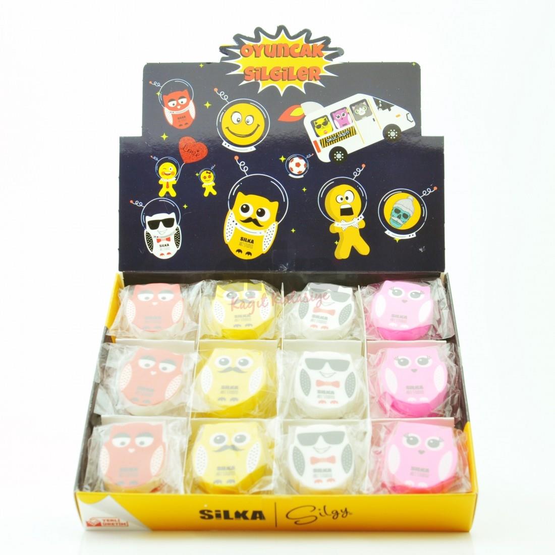 Silka - Silgy Owl Serisi Silgi_36  Art.51Silka - Silgy Owl Serisi Silgi *36 Art.51 - Kirtasiyem.netSilgiler
