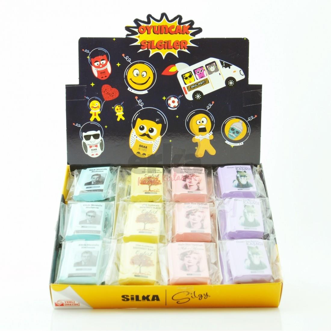 Silka - Silgy Pastel Kitap Silgi_36  Art.20Silka - Silgy Pastel Kitap Silgi *36 Art.20 - Kirtasiyem.netSilgiler