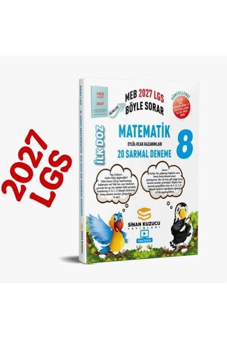 Sinan Kuzucu 8. Sınıf Matematik İlk Doz Sarmal Branş Denemeleri 2027 Meb Böyle SorarTYT