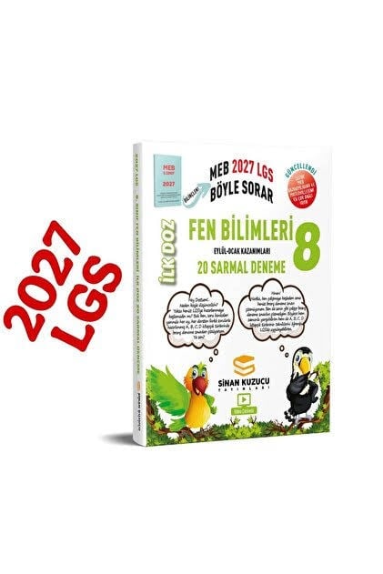 Sinan Kuzucu 8. Sınıf Fen Bilimleri İlk Doz Sarmal Branş Denemeleri 2027 Meb Böyle SorarTYT