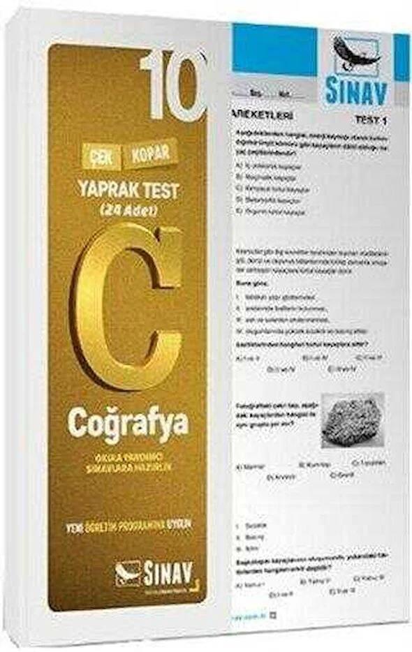 Sınav 10. Sınıf Coğrafya Yaprak Test 24 TestSınav 10. Sınıf Coğrafya Yaprak Test 24 Test - Kirtasiyem.netYardımcı Kitaplar