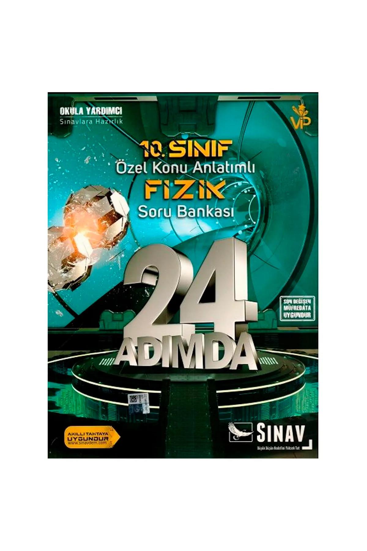 Sınav 10. Sınıf Fizik 24 Adımda Özel Konu Anlatımlı Soru BankasıSınav 10. Sınıf Fizik 24 Adımda Özel Konu Anlatımlı Soru Bankası - Kirtasiyem.net10.Sınıf