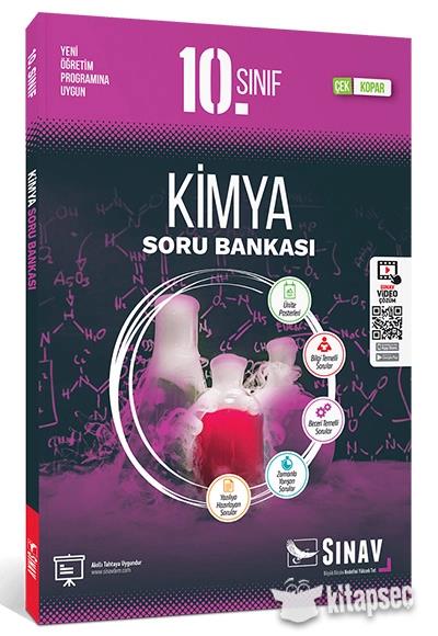 Sınav 10. Sınıf Kimya Soru BankasıSınav 10. Sınıf Kimya Soru Bankası - Kirtasiyem.net10.Sınıf